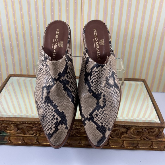 Pedro Miralles Leather Mules - Picture 2 of 16